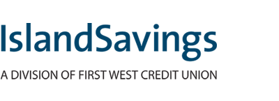 Island Savings logo in recognition of their support