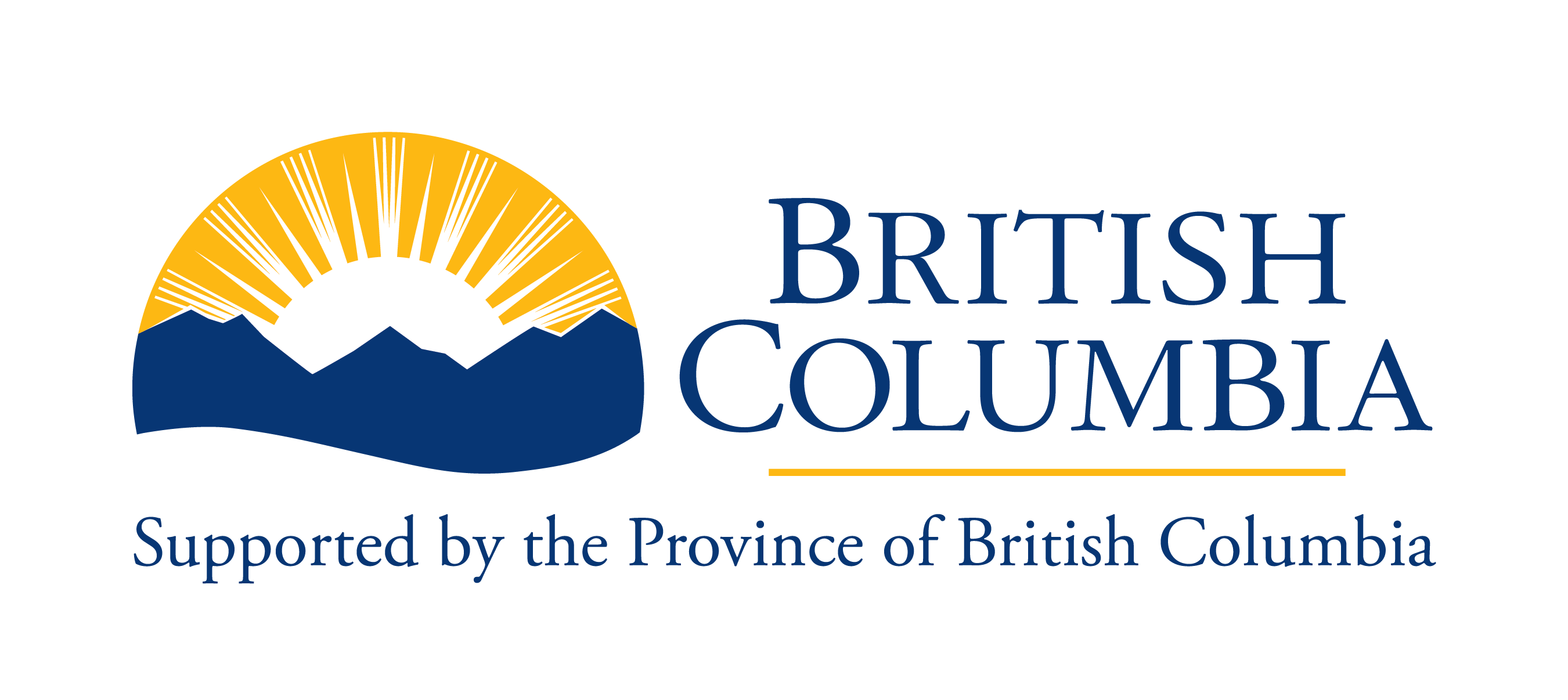 British Columbia Provincial logo in recognition of their support
