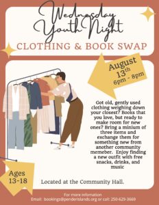 Youth night clothing swap